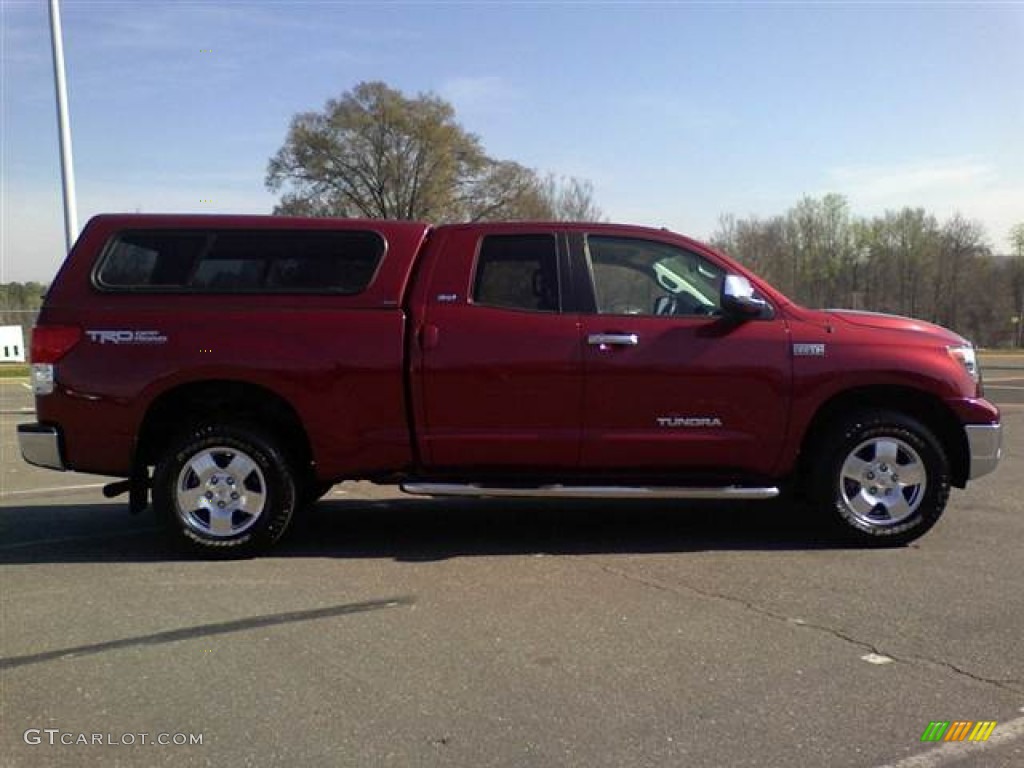 2010 Tundra SR5 Double Cab 4x4 - Salsa Red Pearl / Graphite Gray photo #26