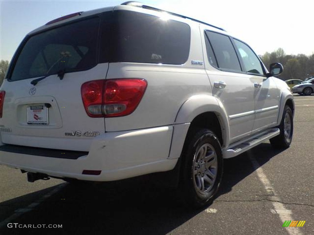 2006 Sequoia Limited 4WD - Natural White / Taupe photo #23
