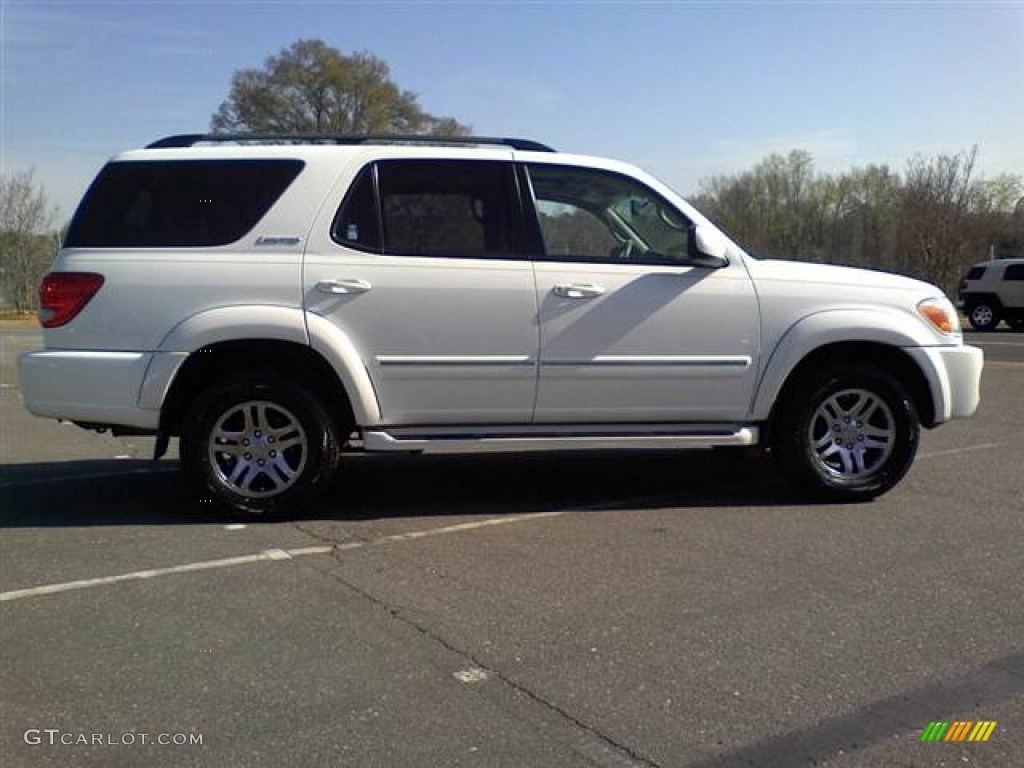 2006 Sequoia Limited 4WD - Natural White / Taupe photo #24