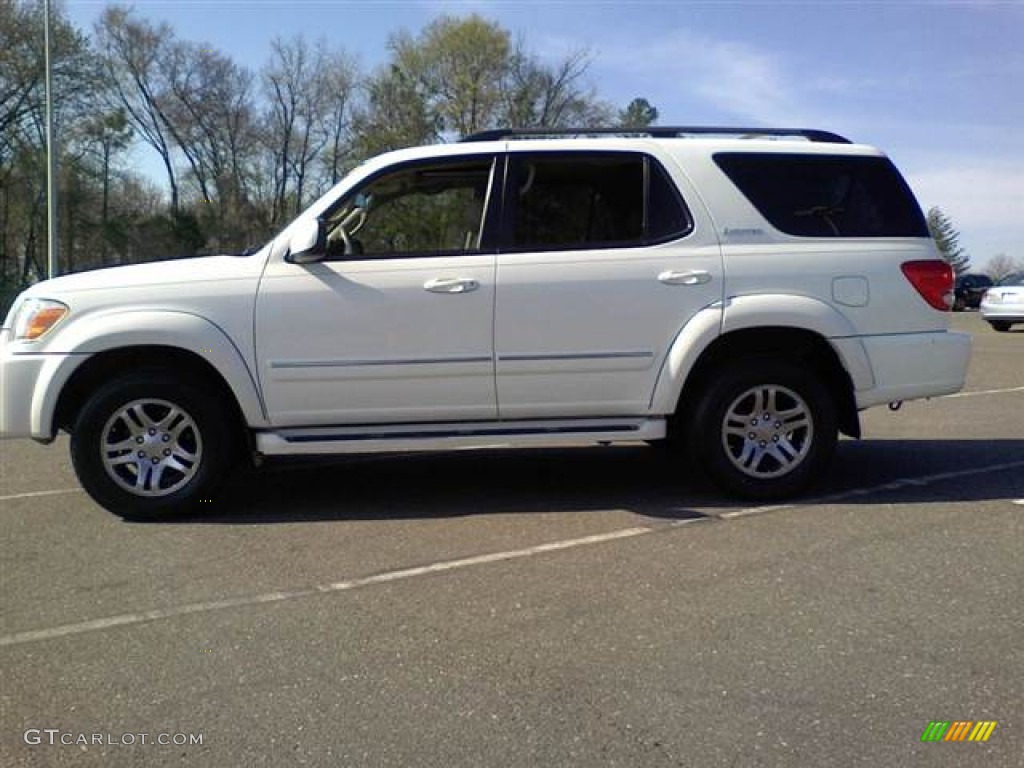 2006 Sequoia Limited 4WD - Natural White / Taupe photo #25