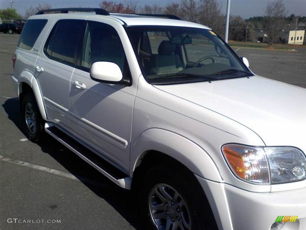 2006 Sequoia Limited 4WD - Natural White / Taupe photo #27