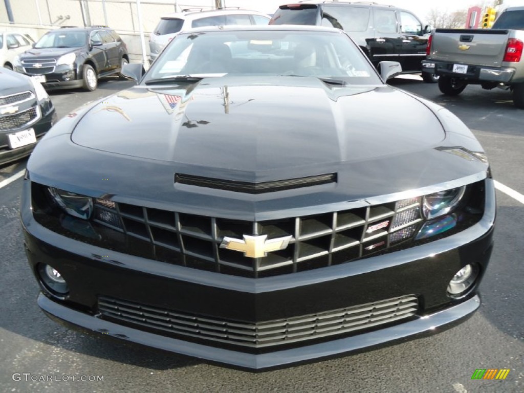 2012 Camaro SS/RS Coupe - Black / Black photo #3