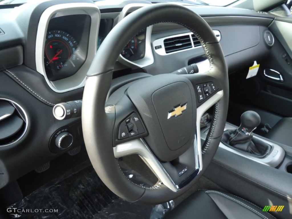 2012 Camaro SS/RS Coupe - Black / Black photo #11