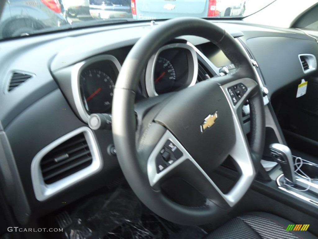 2012 Equinox LT - Black Granite Metallic / Jet Black photo #10