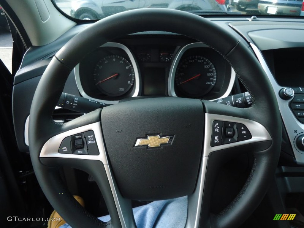 2012 Equinox LT - Black Granite Metallic / Jet Black photo #14