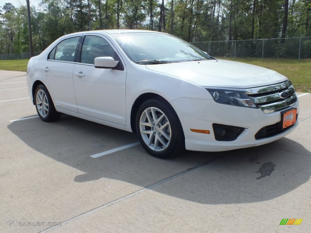 2011 Fusion SEL - White Platinum Tri-Coat / Medium Light Stone photo #1