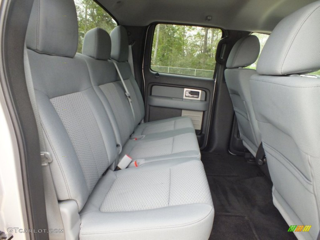 Steel Gray Interior 2011 Ford F150 XLT SuperCrew Photo #62436184