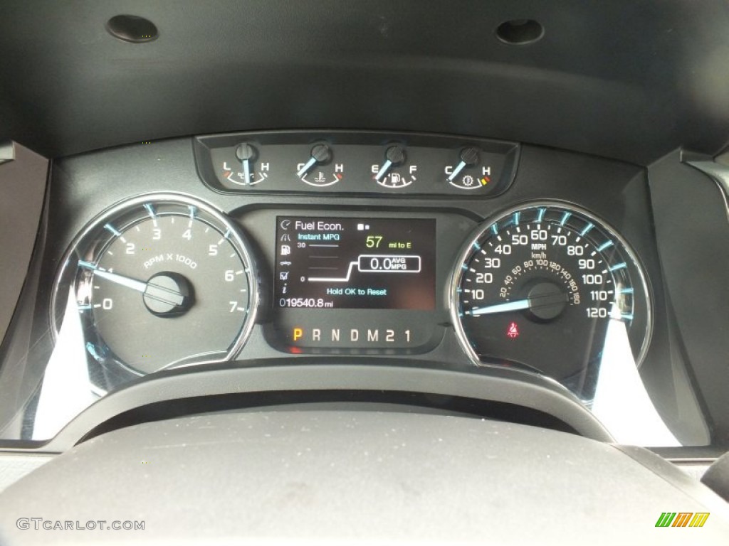 2011 Ford F150 XLT SuperCrew Gauges Photo #62436256