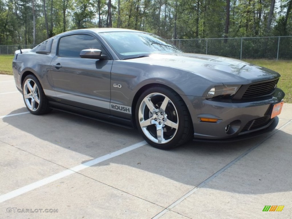 Sterling Gray Metallic 2011 Ford Mustang Roush Stage 2 Coupe Exterior Photo #62436400