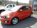 2012 Inferno Orange Metallic Chevrolet Sonic LTZ Hatch  photo #1