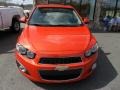 2012 Inferno Orange Metallic Chevrolet Sonic LTZ Hatch  photo #3