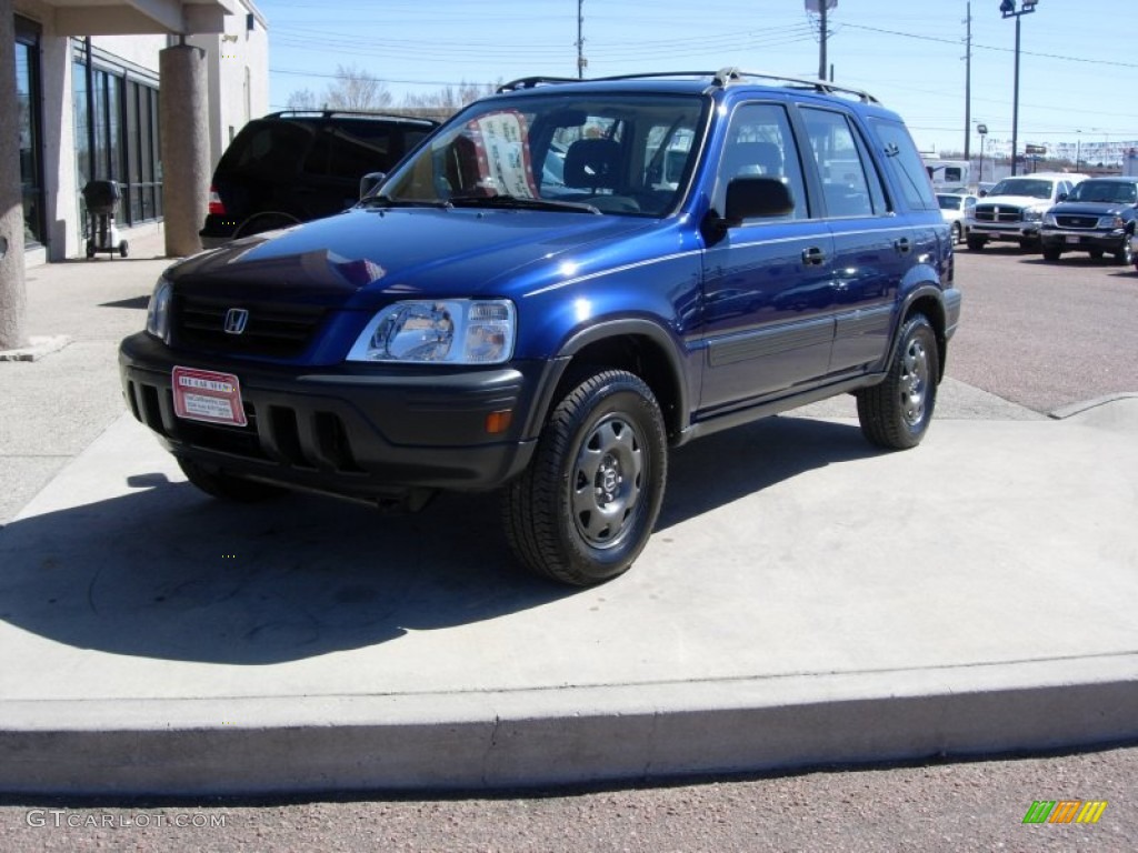 1998 CR-V LX 4WD - Supermarine Blue Pearl / Charcoal photo #2