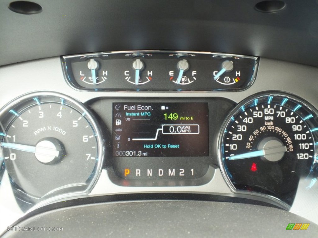 2012 Ford F150 Platinum SuperCrew 4x4 Gauges Photo #62437505