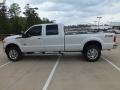 2012 White Platinum Metallic Tri-Coat Ford F350 Super Duty Lariat Crew Cab 4x4  photo #8