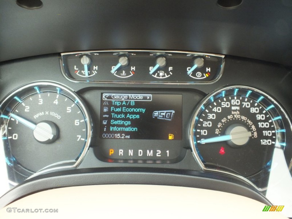 2012 Ford F150 King Ranch SuperCrew 4x4 Gauges Photo #62438278