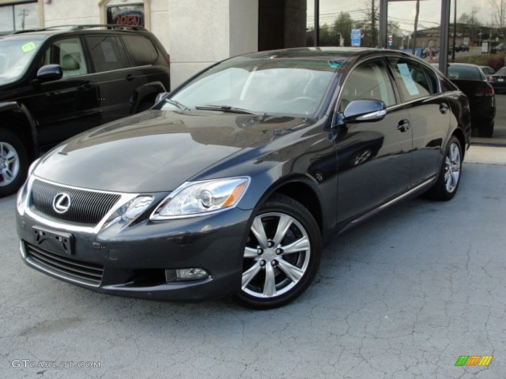 2008 GS 350 AWD - Smoky Granite Mica / Black photo #1