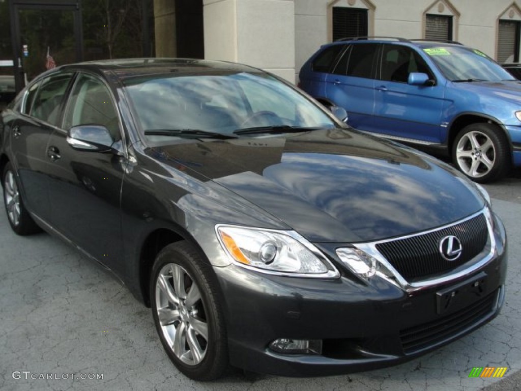 2008 GS 350 AWD - Smoky Granite Mica / Black photo #8