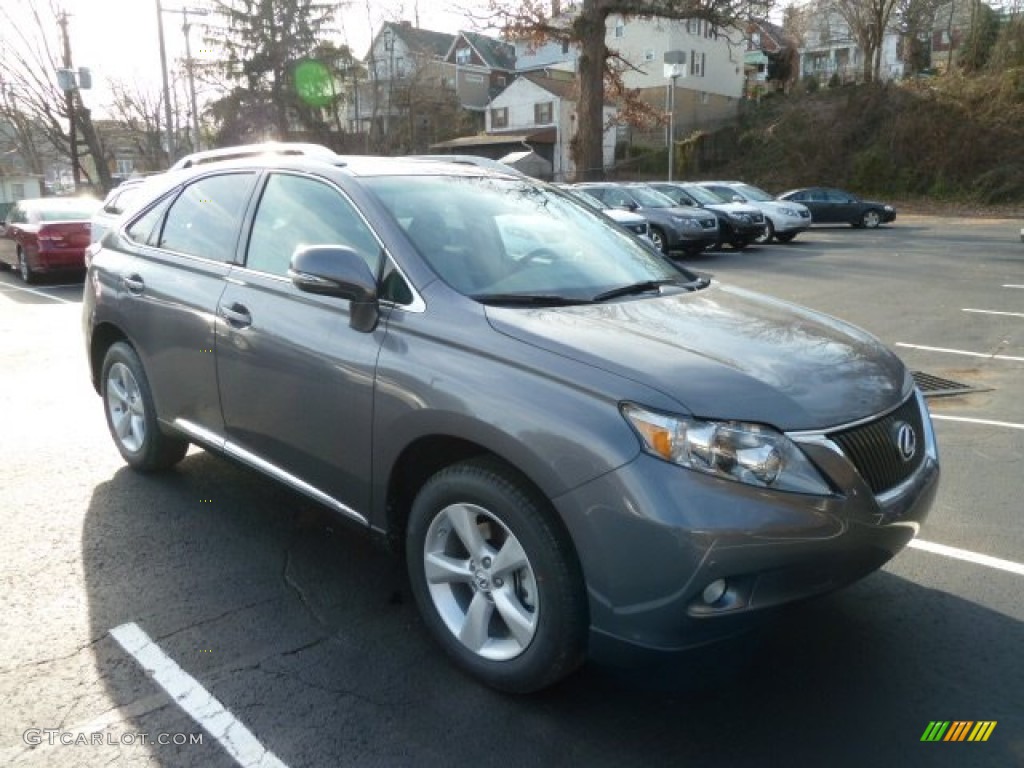 2012 RX 350 AWD - Nebula Gray Pearl / Black photo #6