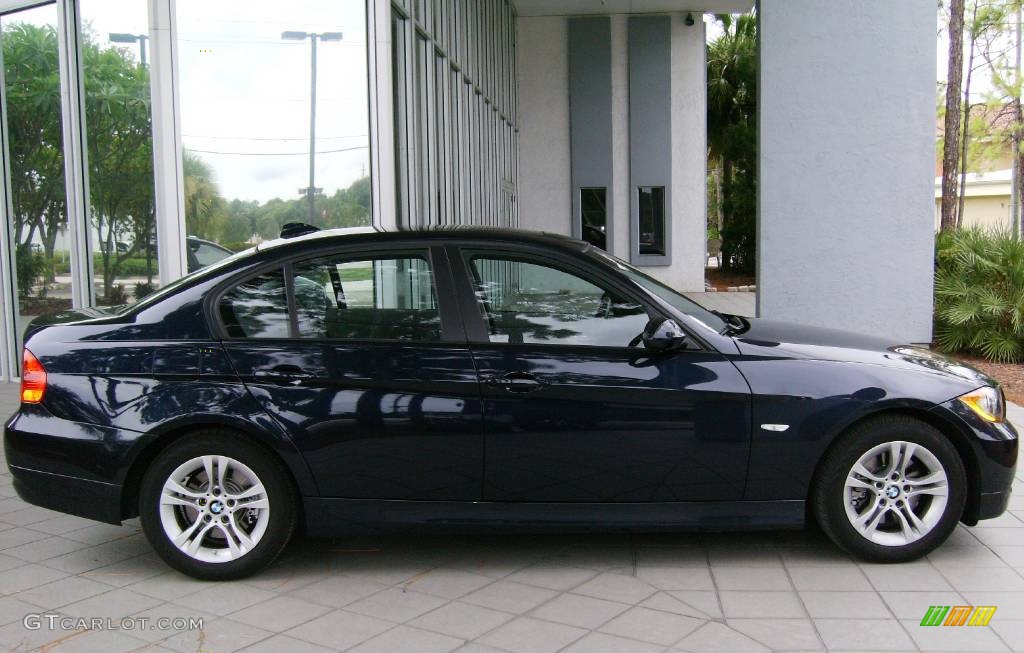 2008 3 Series 328i Sedan - Monaco Blue Metallic / Gray photo #35