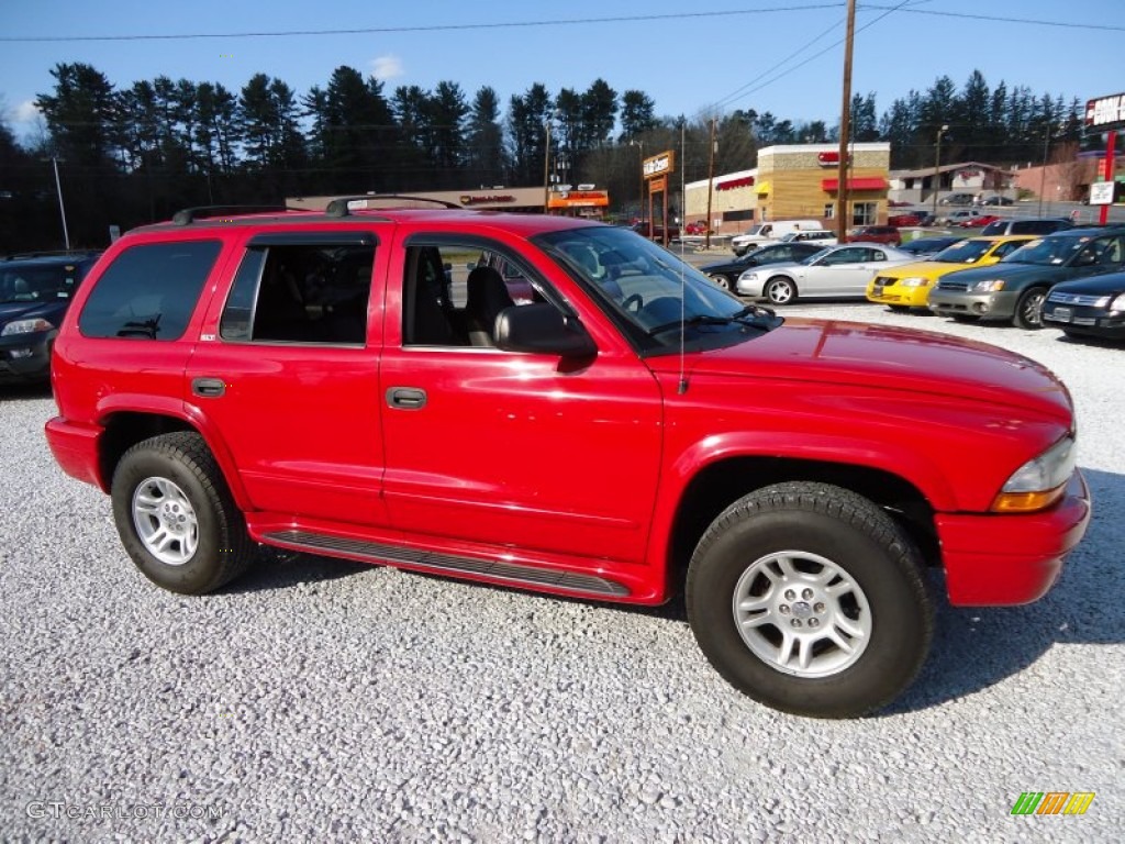 Flame Red 2002 Dodge Durango SLT 4x4 Exterior Photo #62440060