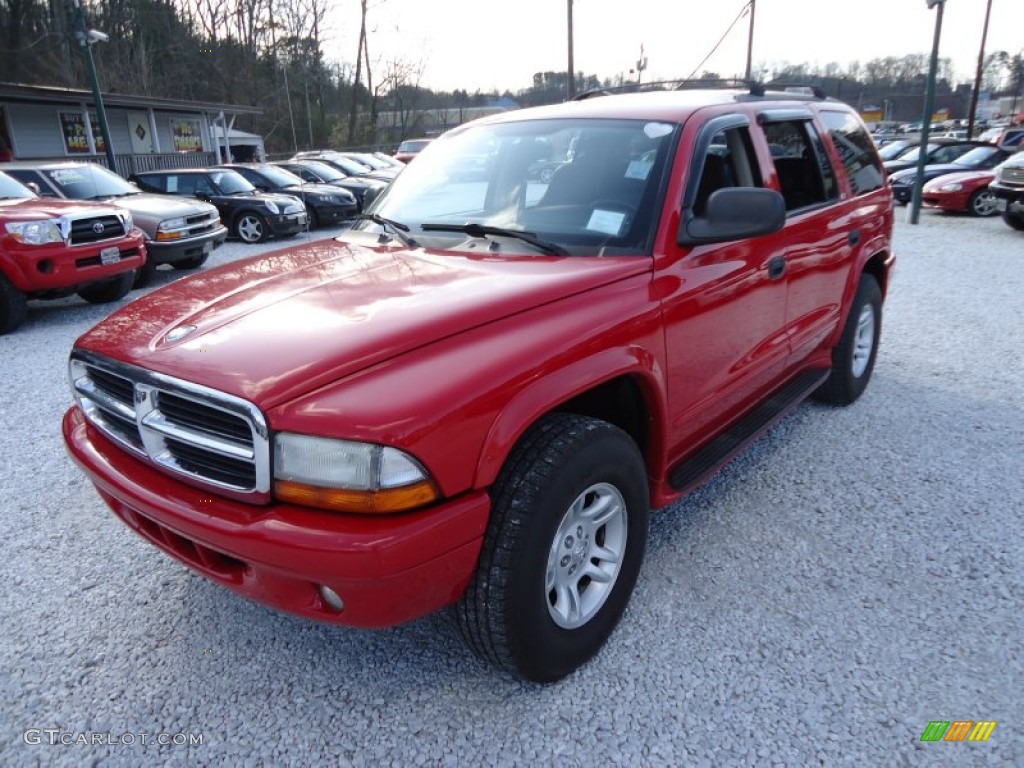 Flame Red 2002 Dodge Durango SLT 4x4 Exterior Photo #62440156