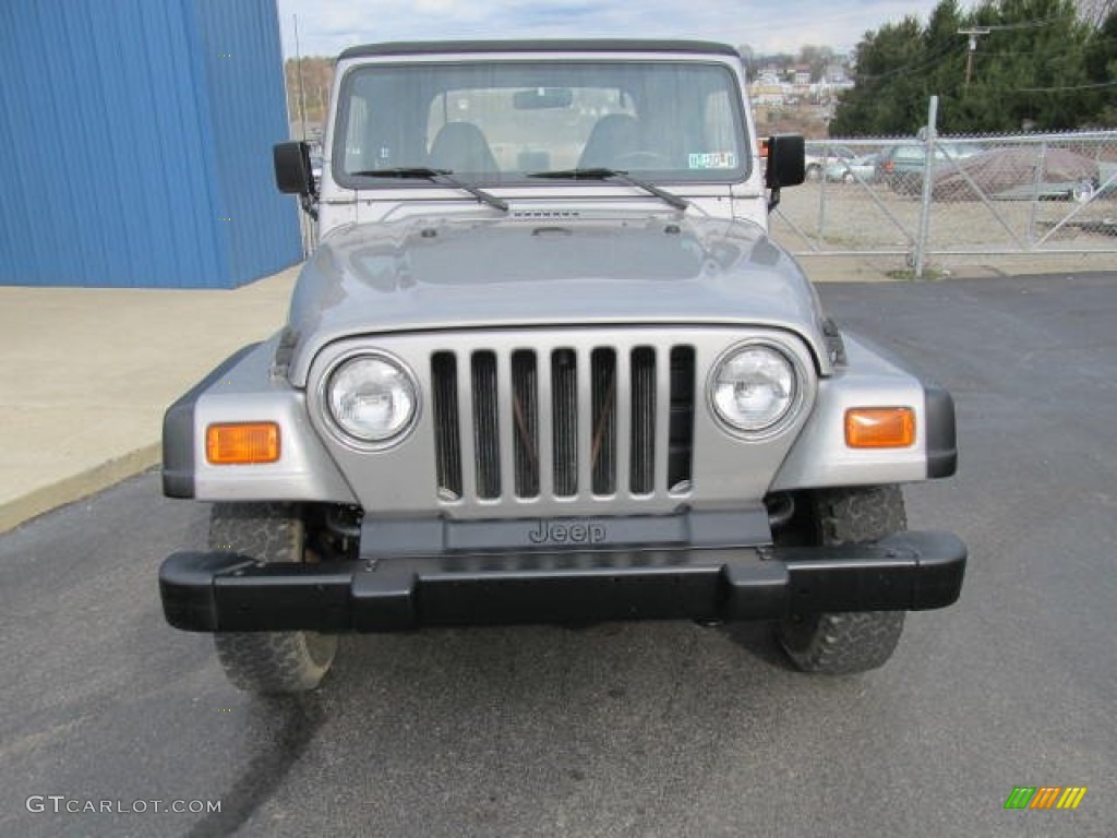 2000 Wrangler SE 4x4 - Silverstone Metallic / Agate photo #6