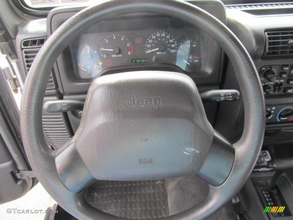 2000 Wrangler SE 4x4 - Silverstone Metallic / Agate photo #11