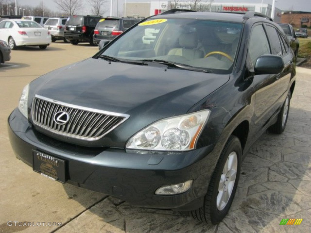 2004 RX 330 AWD - Black Forest Green Pearl / Ivory photo #1