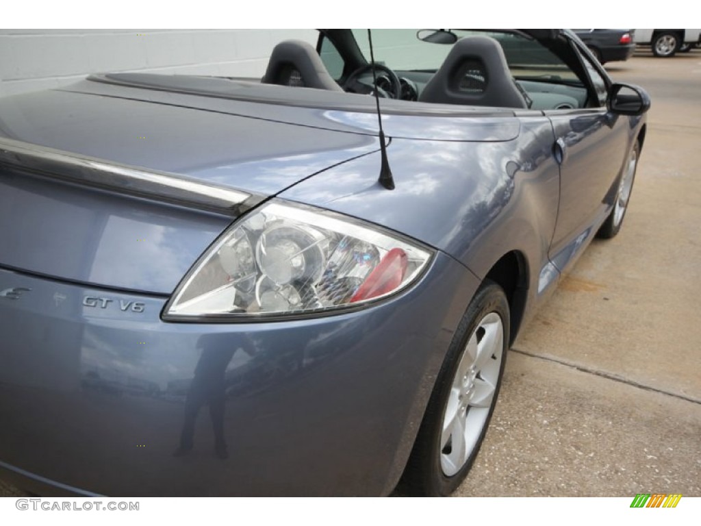 2007 Eclipse Spyder GT - Still Blue Pearl / Medium Gray photo #20