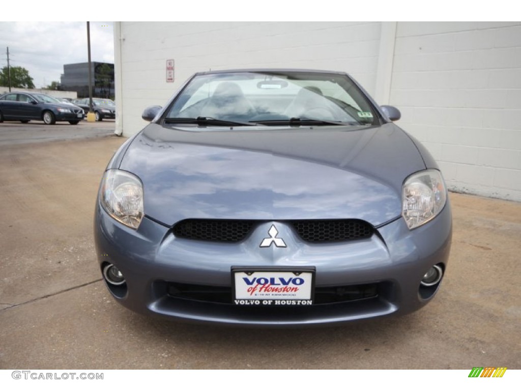 2007 Eclipse Spyder GT - Still Blue Pearl / Medium Gray photo #23