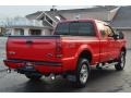 2006 Red Clearcoat Ford F250 Super Duty XLT SuperCab 4x4  photo #7