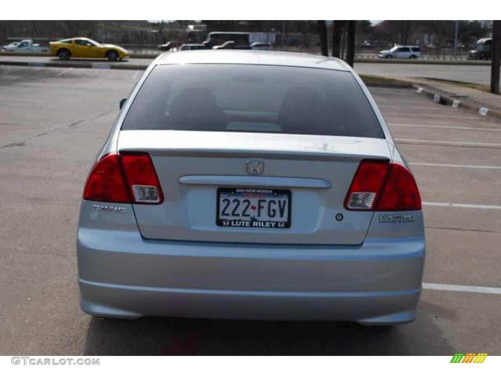 2005 Civic Hybrid Sedan - Opal Silver Blue Metallic / Gray photo #6