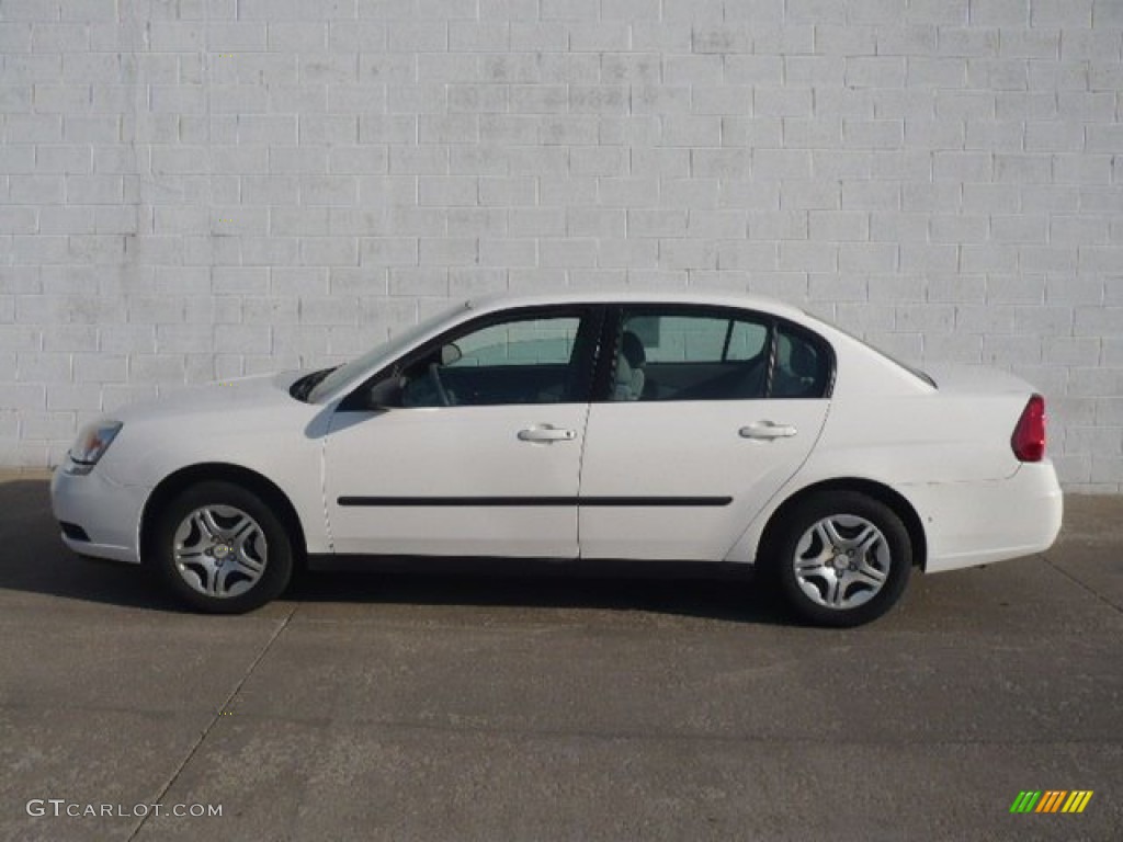 White Chevrolet Malibu