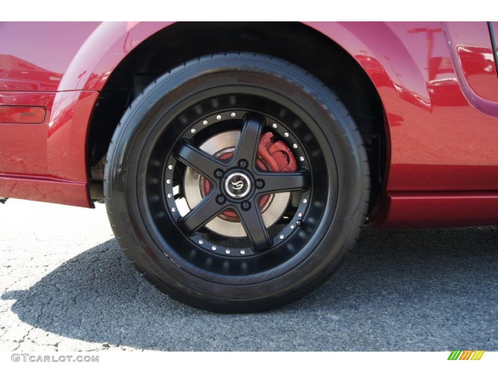 2007 Ford Mustang GT Premium Coupe Custom Wheels Photo #62442387