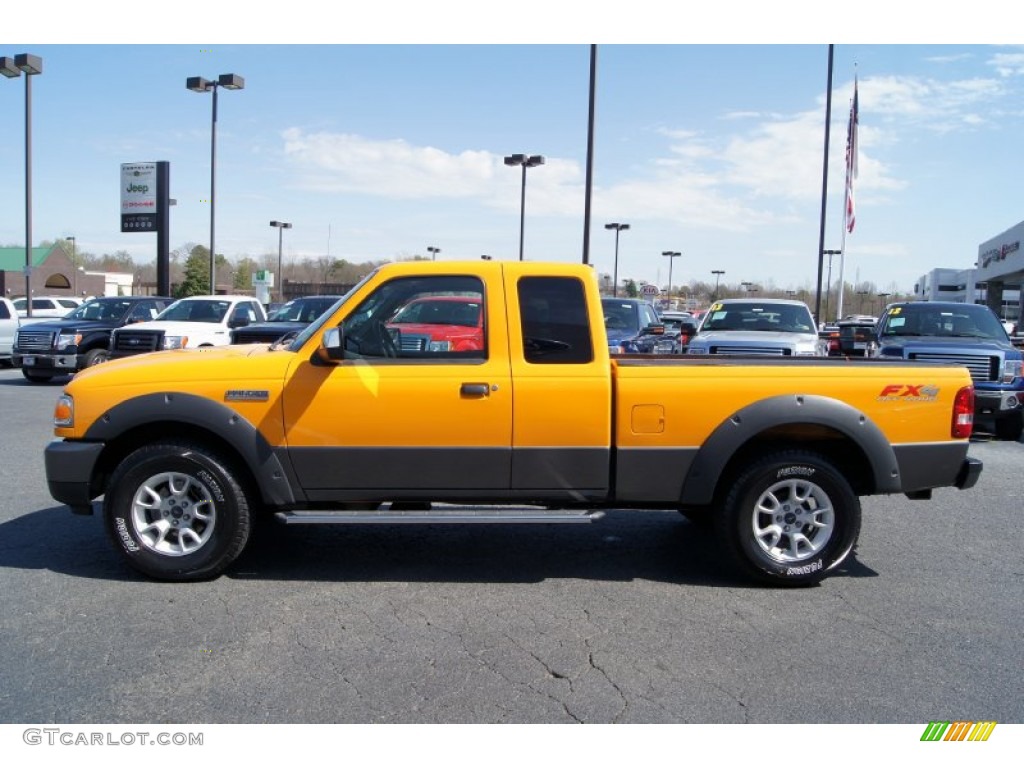 Grabber Orange 2008 Ford Ranger FX4 Off-Road SuperCab 4x4 Exterior Photo #62442850