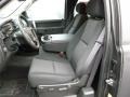 Ebony Front Seat Photo for 2011 Chevrolet Silverado 1500 #62443123