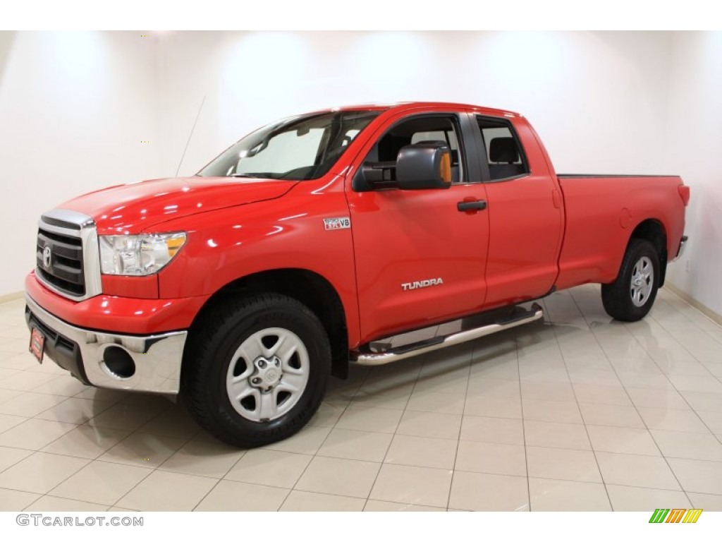 Radiant Red 2010 Toyota Tundra Double Cab 4x4 Exterior Photo #62443696
