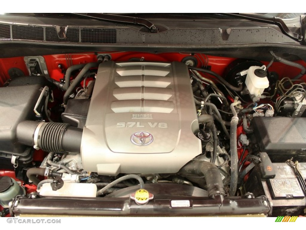 2010 Toyota Tundra Double Cab 4x4 5.7 Liter i-Force DOHC 32-Valve Dual VVT-i V8 Engine Photo #62443873