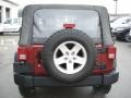2010 Red Rock Crystal Pearl Jeep Wrangler Rubicon 4x4  photo #7