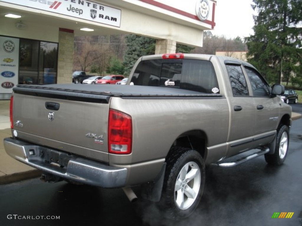 2006 Ram 1500 SLT Quad Cab 4x4 - Light Khaki Metallic / Khaki Beige photo #8