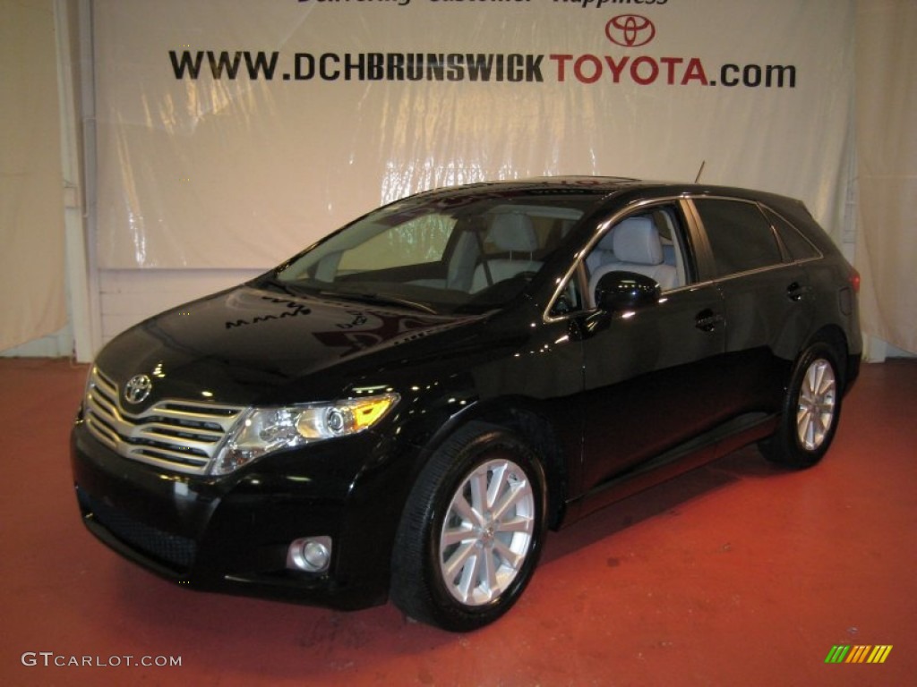 2010 Venza AWD - Black / Gray photo #1