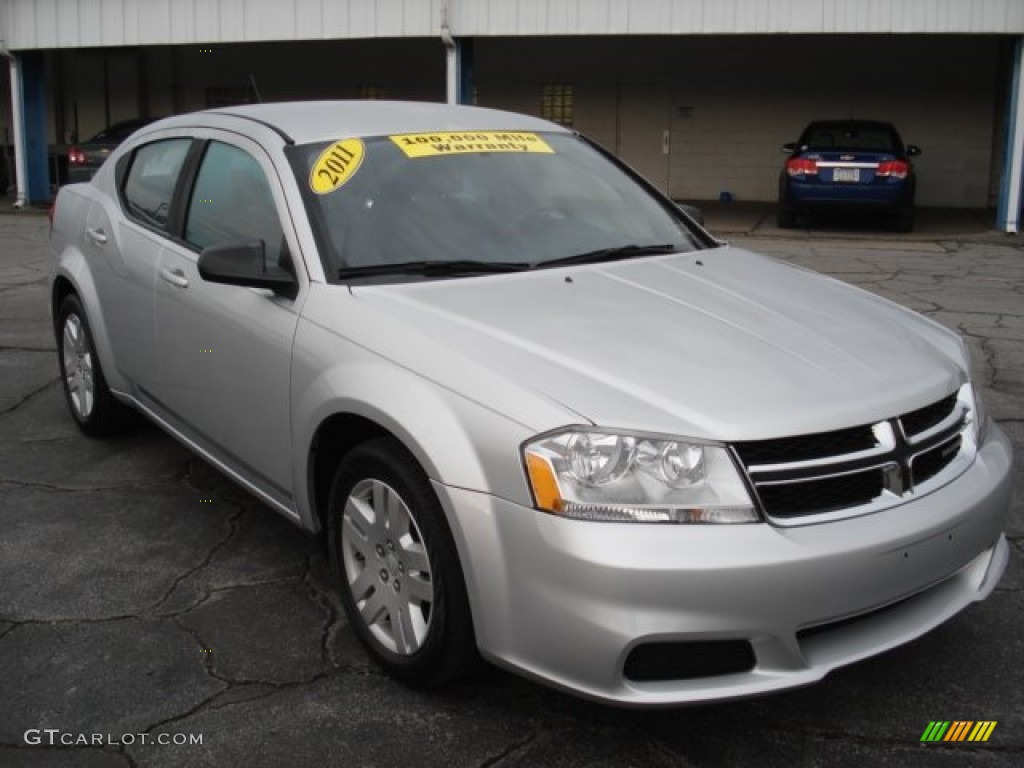 Bright Silver Metallic 2011 Dodge Avenger Express Exterior Photo #62447748
