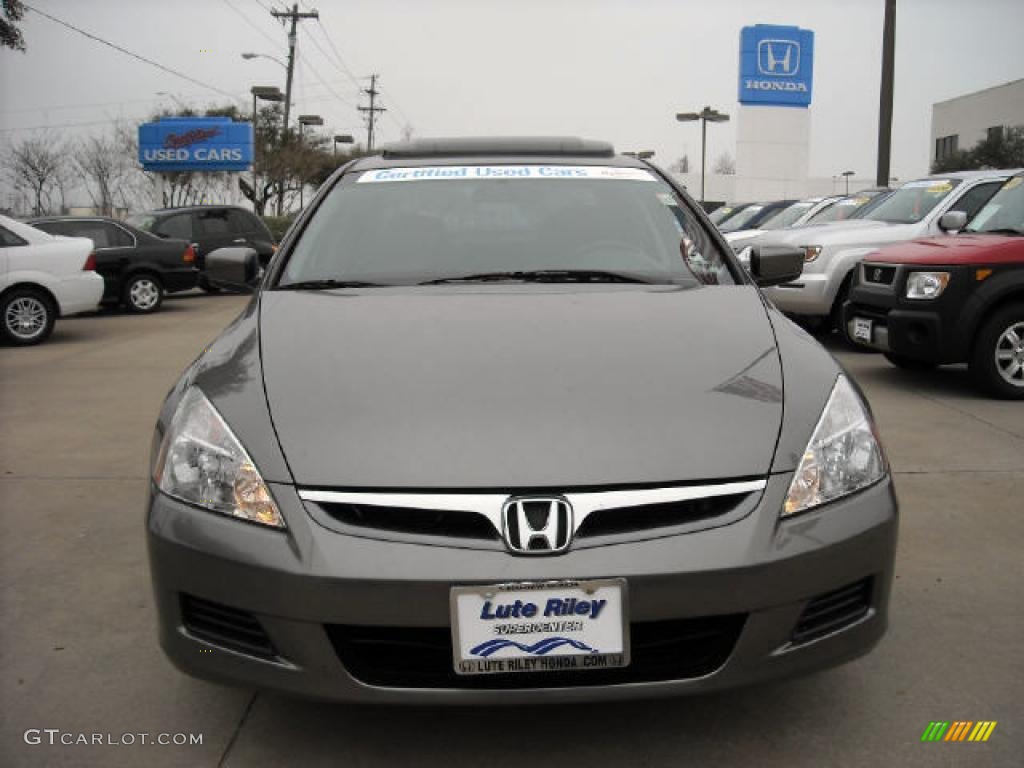2006 Accord EX-L V6 Sedan - Carbon Bronze Pearl / Black photo #2