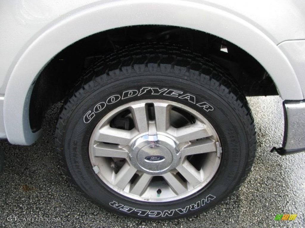 2006 F150 Lariat SuperCrew - Smokestone Metallic / Tan photo #3