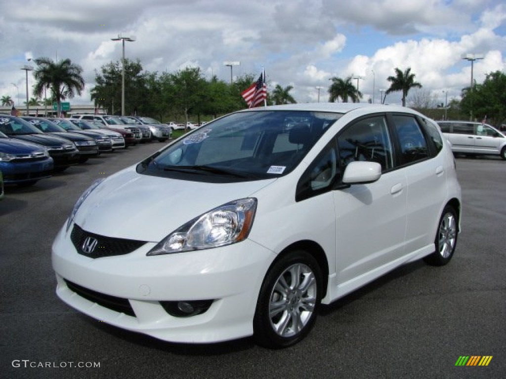 Taffeta White 2010 Honda Fit Sport Exterior Photo #62449626
