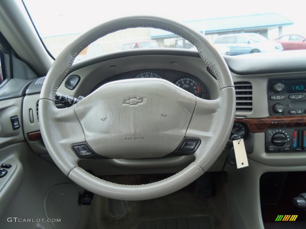 2004 Chevrolet Impala LS Medium Gray Steering Wheel Photo #62449936