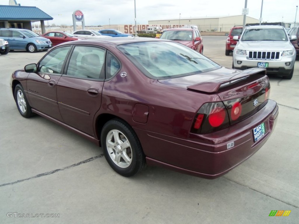 2004 Impala LS - Berry Red Metallic / Medium Gray photo #26