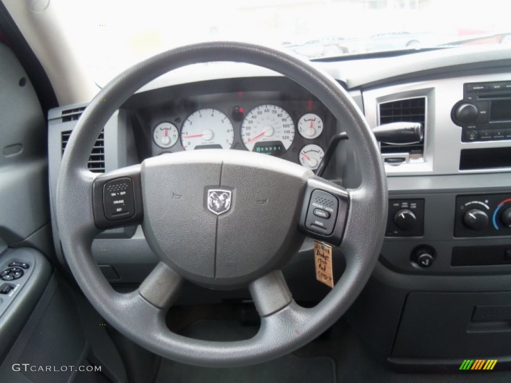 2008 Ram 1500 SLT Quad Cab 4x4 - Inferno Red Crystal Pearl / Medium Slate Gray photo #11