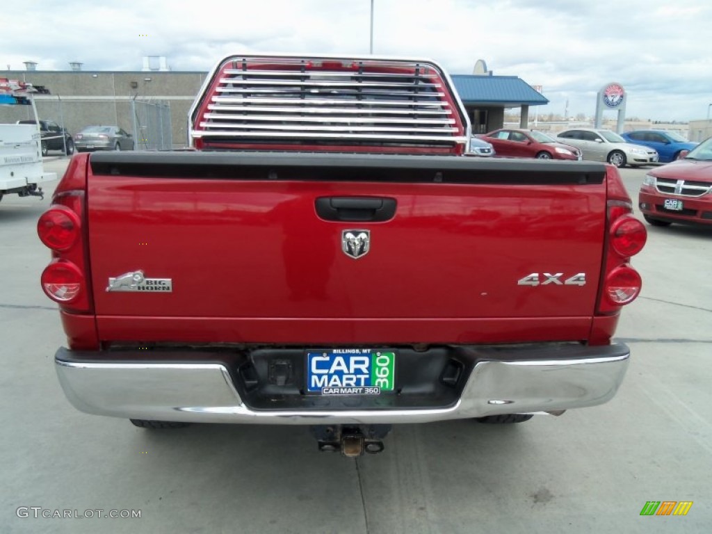 2008 Ram 1500 SLT Quad Cab 4x4 - Inferno Red Crystal Pearl / Medium Slate Gray photo #28