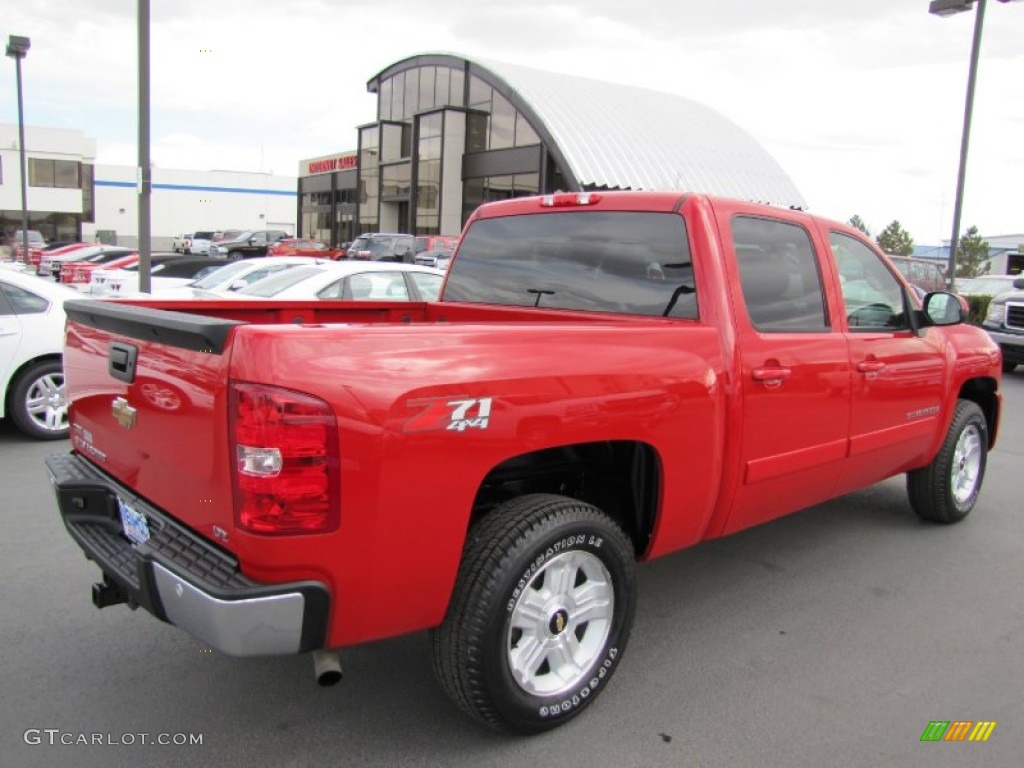 2008 Silverado 1500 LTZ Crew Cab 4x4 - Victory Red / Ebony photo #7